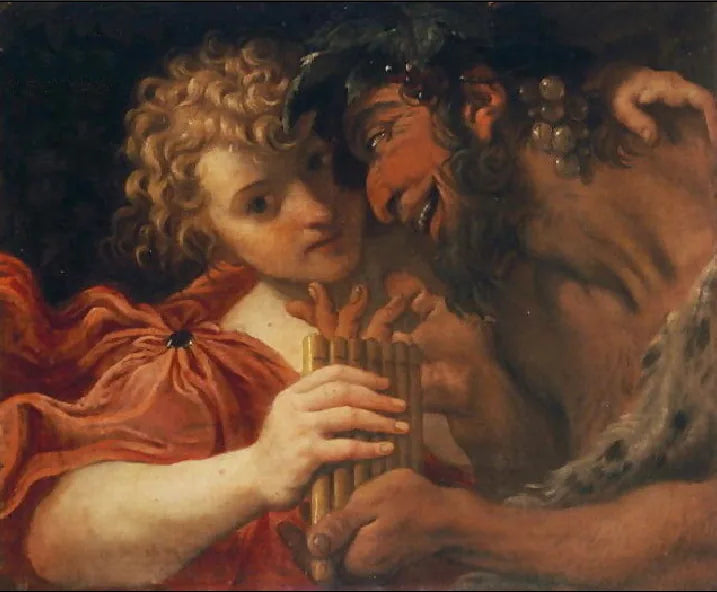 Marsyas en de Olympus - Annibale Carracci