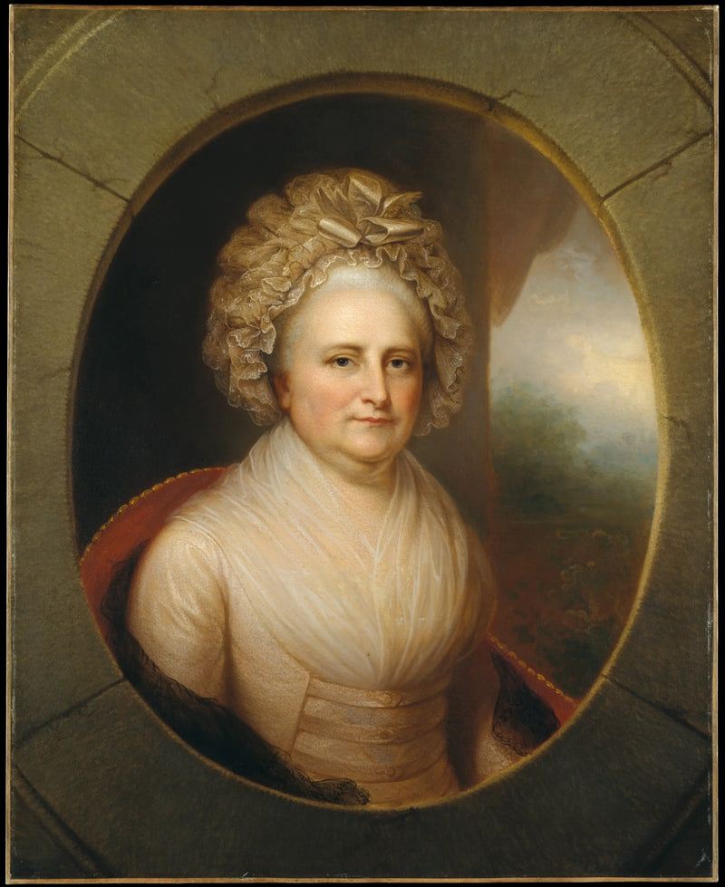 Martha Washington - Rembrandt Peale

Source:
Martha Washington - Rembrandt Peale