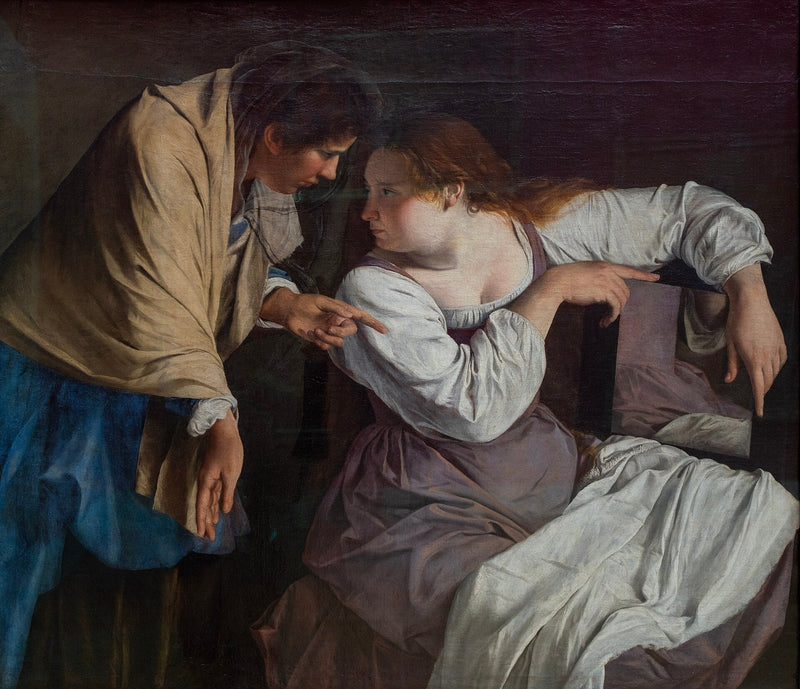 Marthe berispt haar zus Marie - Orazio Gentileschi