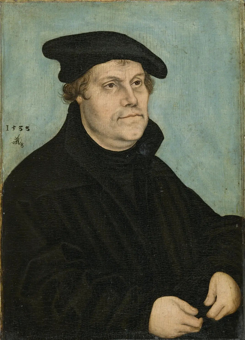 Martin Luther op 50-jarige leeftijd - Lucas Cranach de Oudere