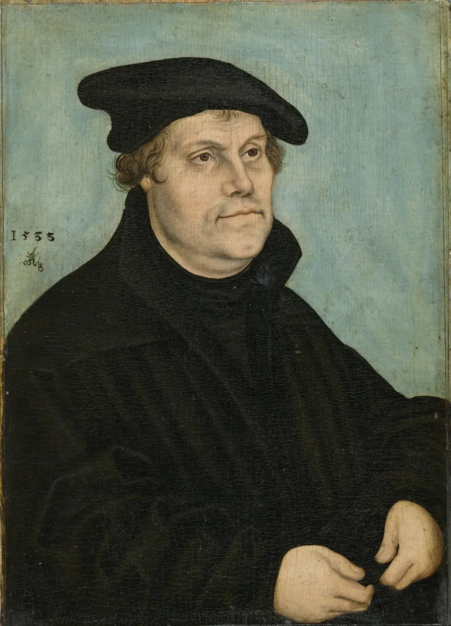 Martin Luther op 50-jarige leeftijd - Lucas Cranach de Oudere