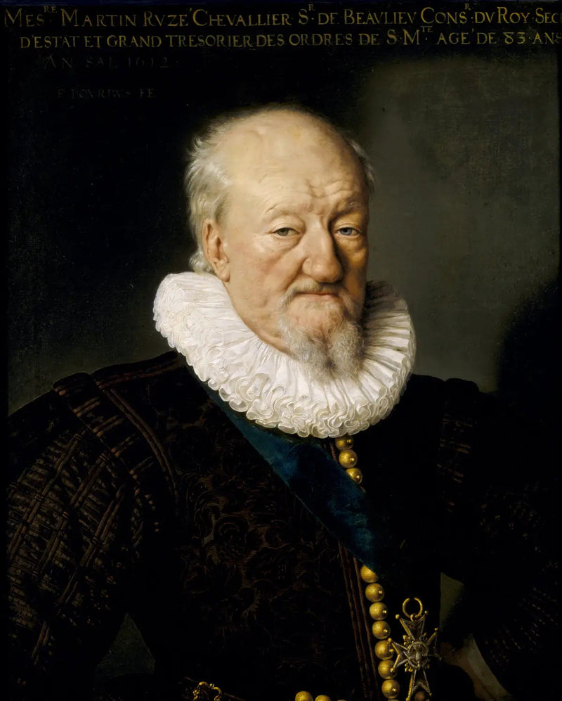 Martin Ruzé, heer van Beaulieu (1527-1613), 83 jaar oud - Frans Pourbus de Jonge

Source:
Martin Ruzé, seigneur de Beaulieu (1527-1613), âgé de 83 ans - Frans Pourbus the Younger