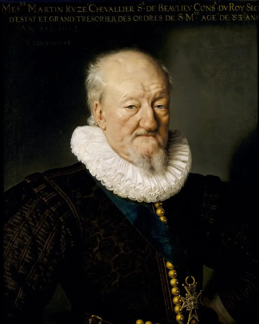 Martin Ruzé, heer van Beaulieu (1527-1613), 83 jaar oud - Frans Pourbus de Jonge

Source:
Martin Ruzé, seigneur de Beaulieu (1527-1613), âgé de 83 ans - Frans Pourbus the Younger