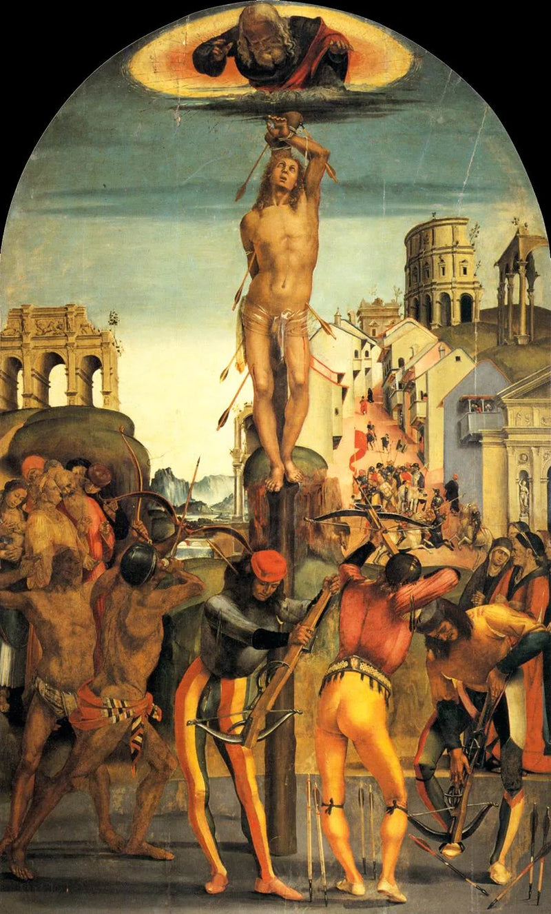 Martirio van San Sebastiaan - Luca Signorelli