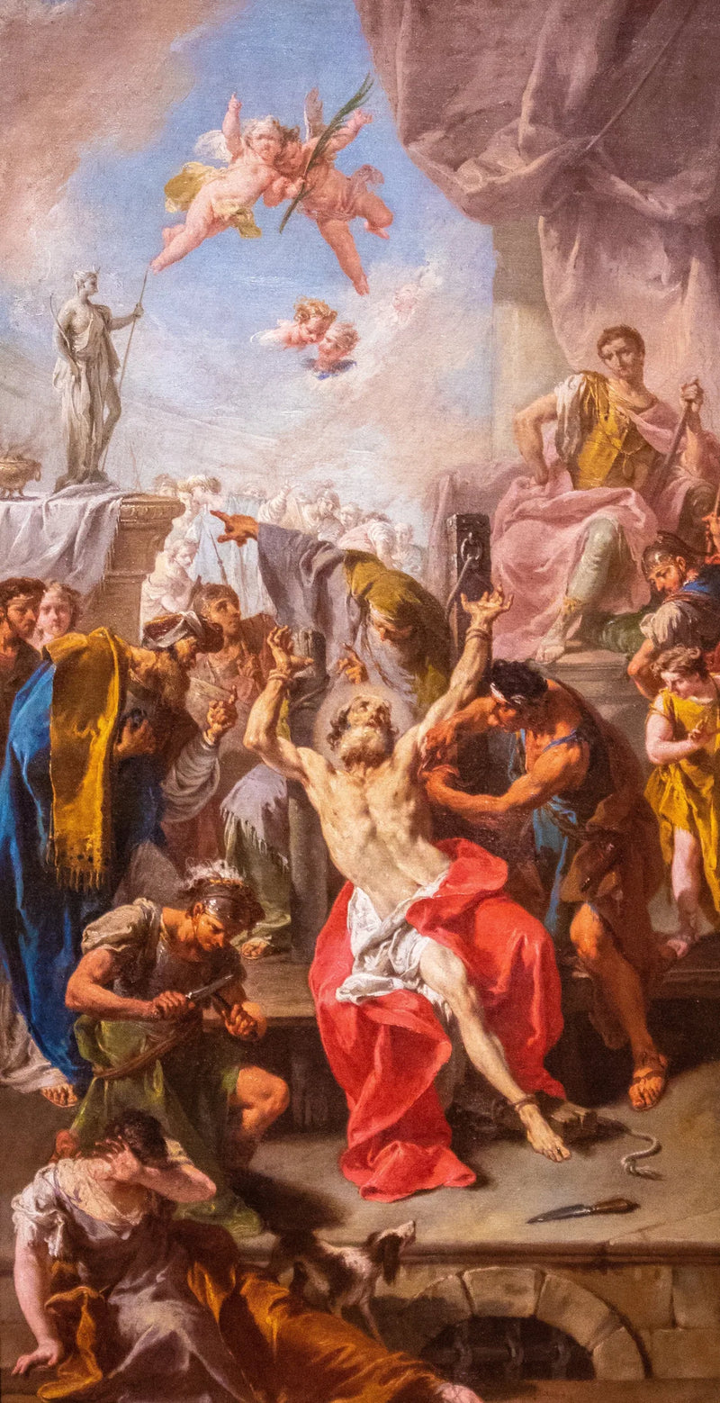 Martelaarschap van Sint-Bartholomeus - Giovanni Battista Pittoni