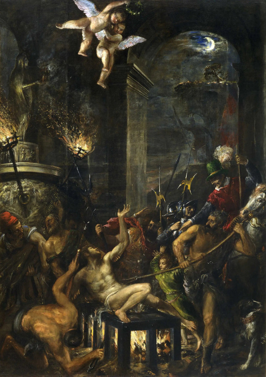 Martelaarsdood van Sint-Laurens - Titian