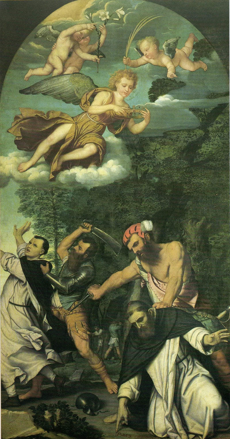 Martelaarschap van Sint-Pieter van Verona - Alessandro Bonvicino