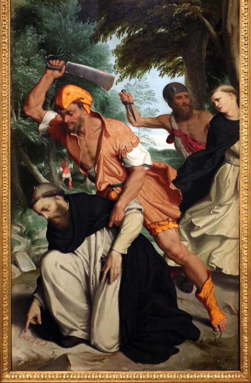 Martelaarschap van Sint-Pieter van Verona - Giovanni Battista Moroni
