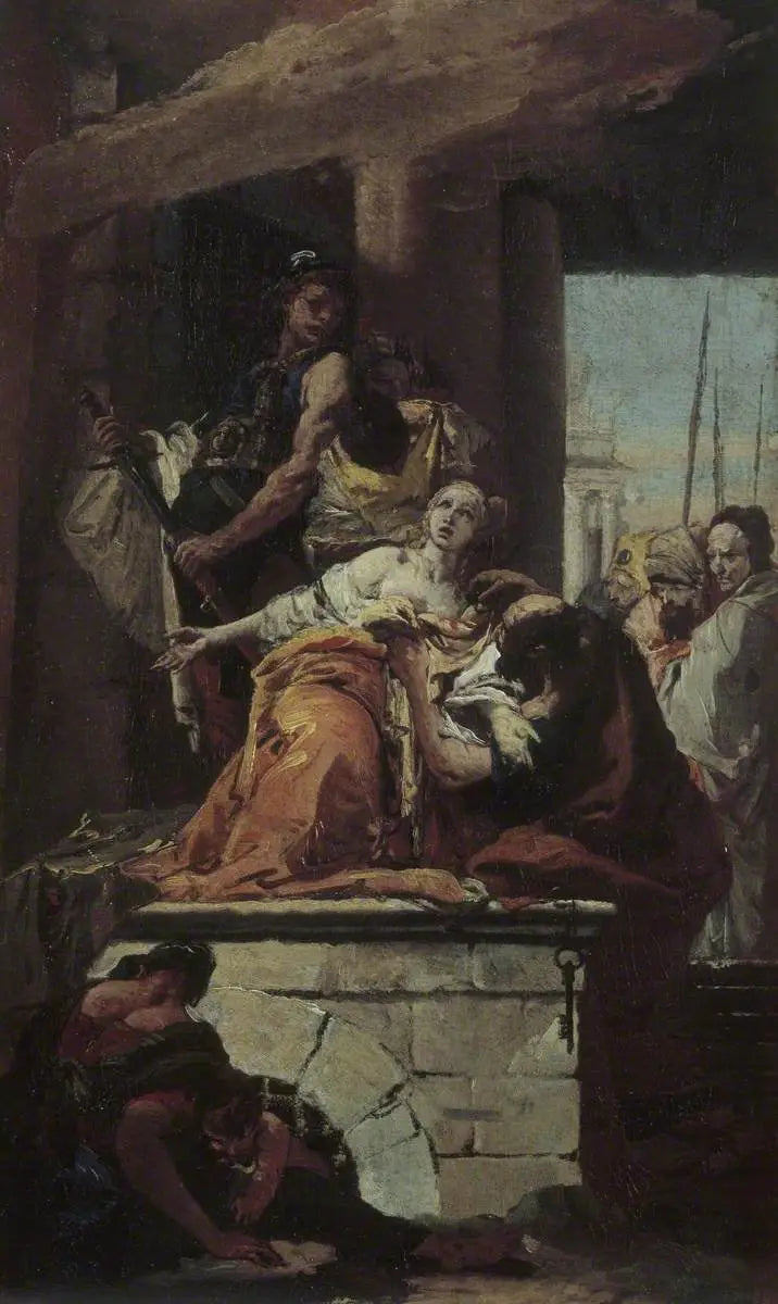 Martelaarschap van Sint-Agatha - Giovanni Battista Tiepolo