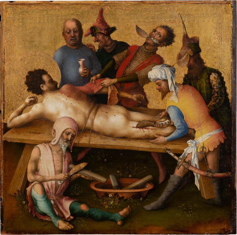 Martelaarschap van de Apostelen: Martelaarschap van Sint-Bartholomeus - Stefan Lochner