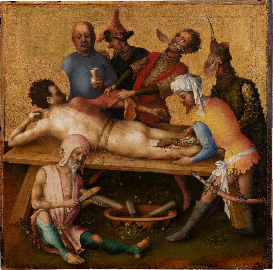 Martelaarschap van de Apostelen: Martelaarschap van Sint-Bartholomeus - Stefan Lochner