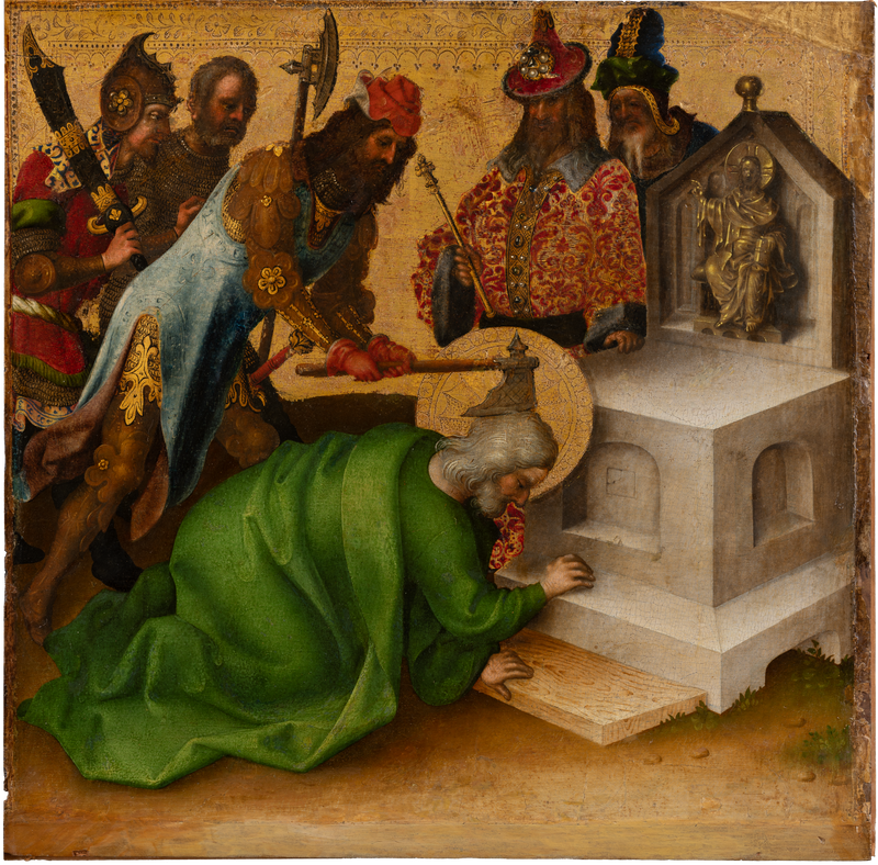 Martelaarschap van de Apostelen: Martelaarschap van Sint Matthias - Stefan Lochner