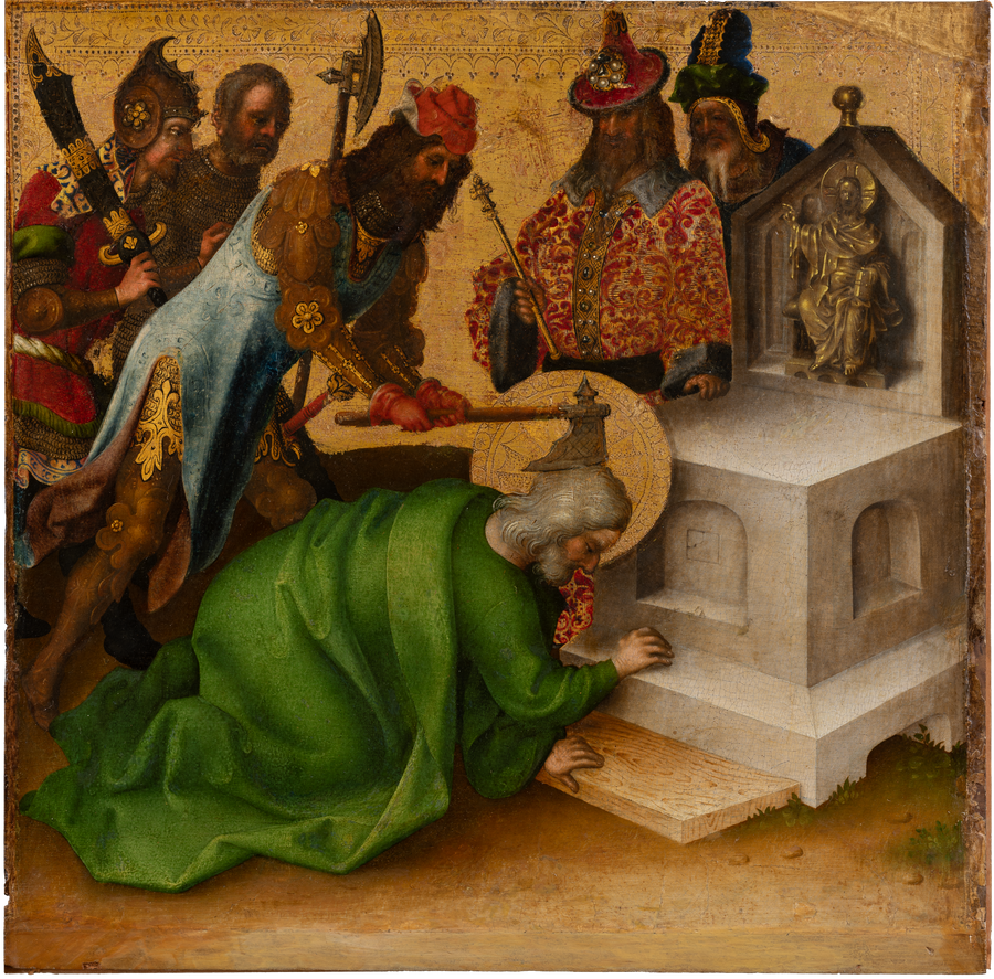 Martelaarschap van de Apostelen: Martelaarschap van Sint Matthias - Stefan Lochner