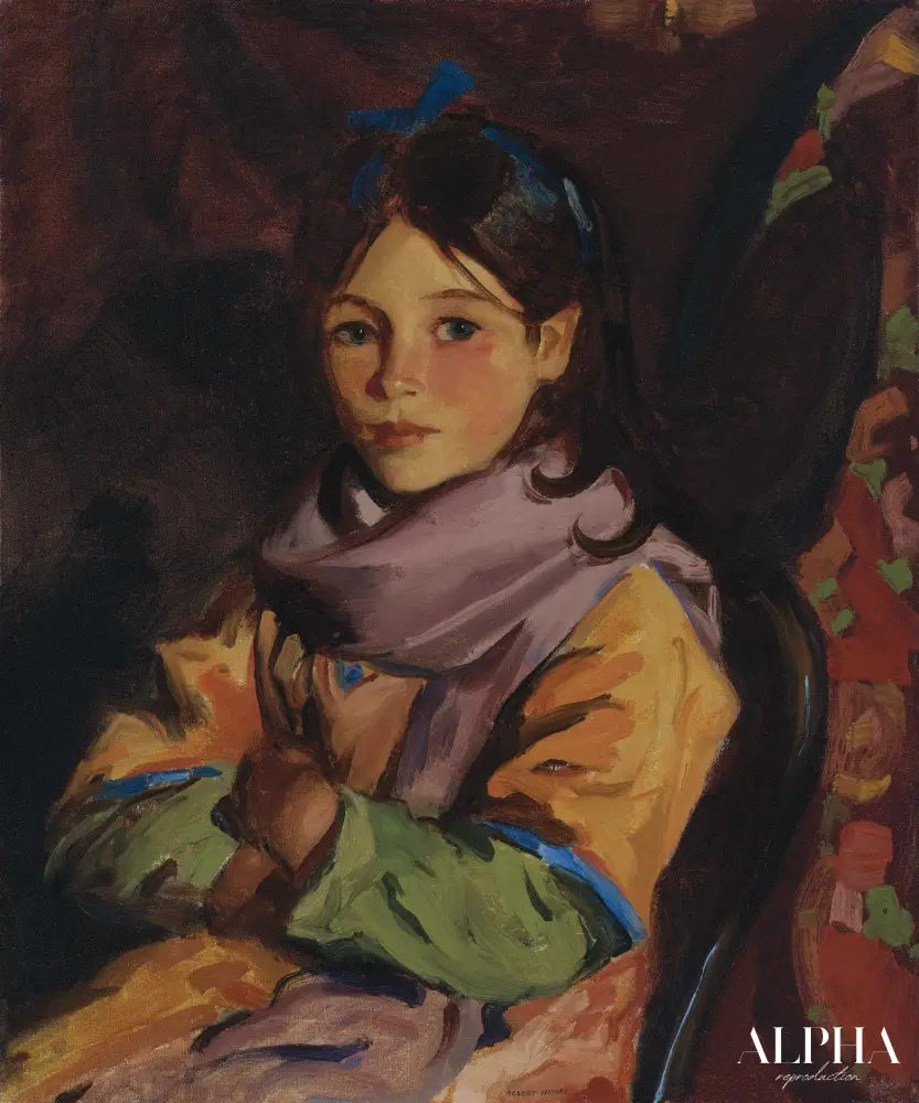 Mary Agnes - Robert Henri - Reproductions de tableaux et peintures haut de gamme