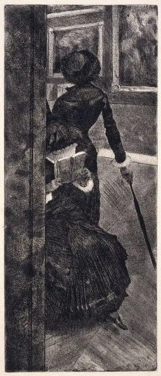 Mary Cassatt in het Louvre: De Schilderkunst - Edgar Degas