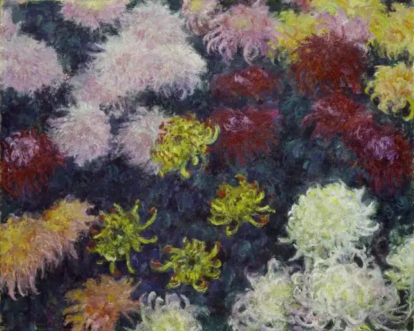 Chrysantenmassief - Claude Monet