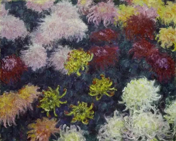 Chrysantenmassief - Claude Monet