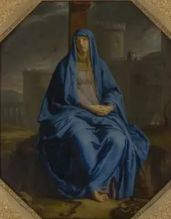 Mater Dolorosa aan de voet van het Kruis - Philippe de Champaigne