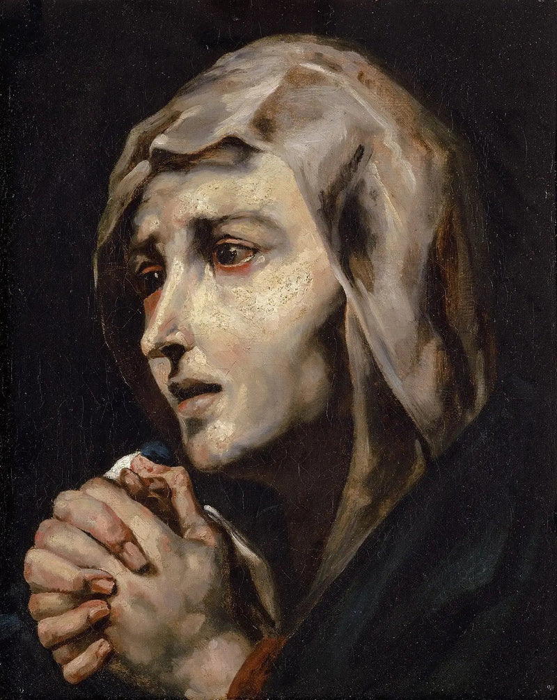 Mater dolorosa, kopie naar Ribera - Théodore Géricault