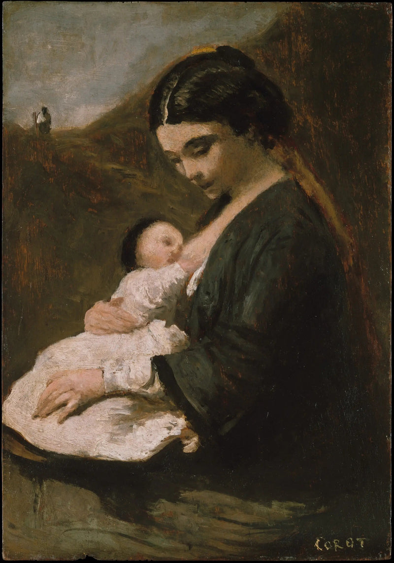 Moederschap - Jean-Baptiste Camille Corot