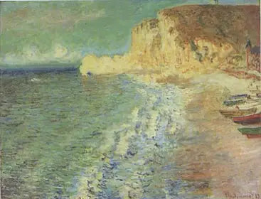 Ochtend in Étretat - Claude Monet