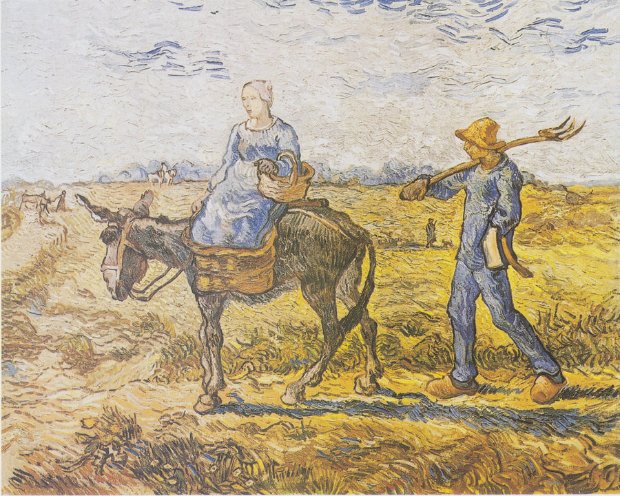 Ochtend. Aan het werk (naar Millet) - Vincent van Gogh