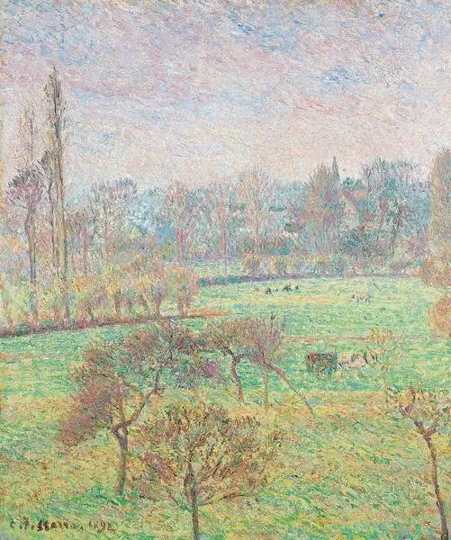 Ochtend, herfst, Éragny - Camille Pissarro