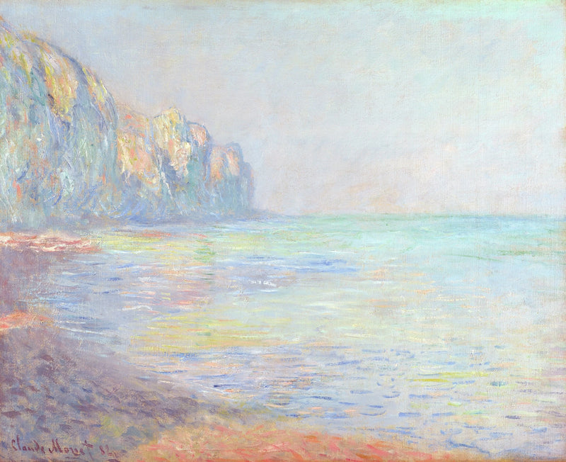 Le Matin, mistig weer, Pourville W711 - Claude Monet