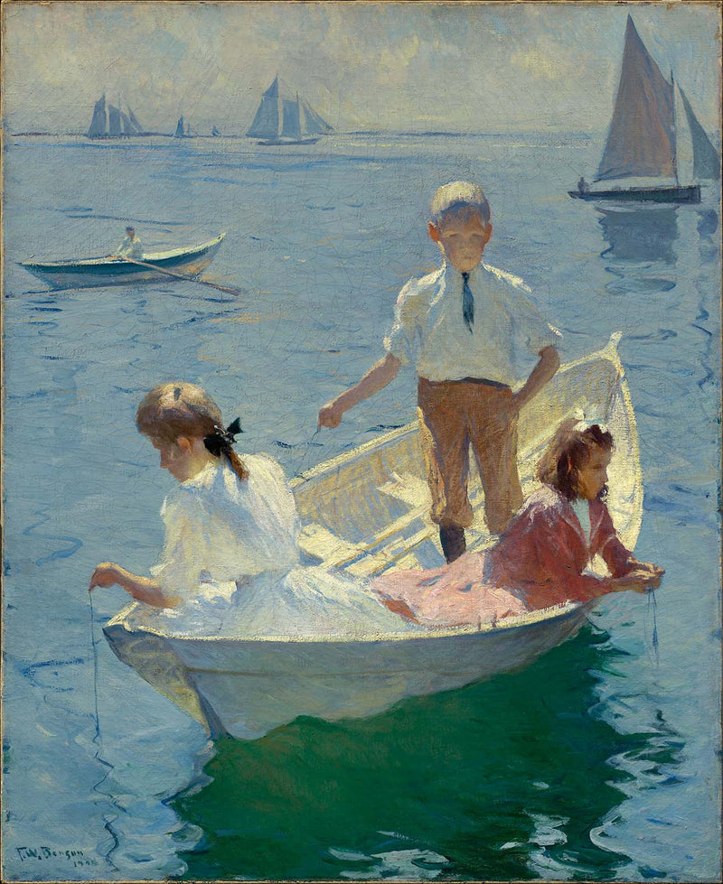 Rustige ochtend - Frank Weston Benson