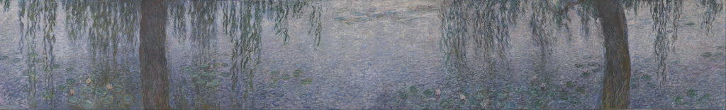Le Matin clair aux saules de Claude Monet, 1914–1926 – musée de l’Orangerie INV 20106, trois panneaux