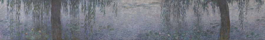 De Waterlelies - Heldere Ochtend met Wilgen - Claude Monet