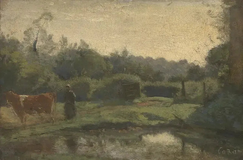 Zomer ochtend - Jean-Baptiste Camille Corot