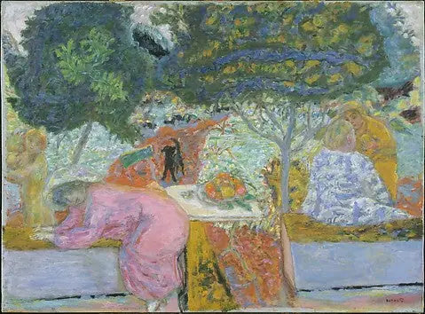 Ochtend in de tuin in Vernonnet - Pierre Bonnard