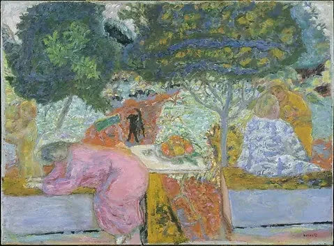 Ochtend in de tuin in Vernonnet - Pierre Bonnard
