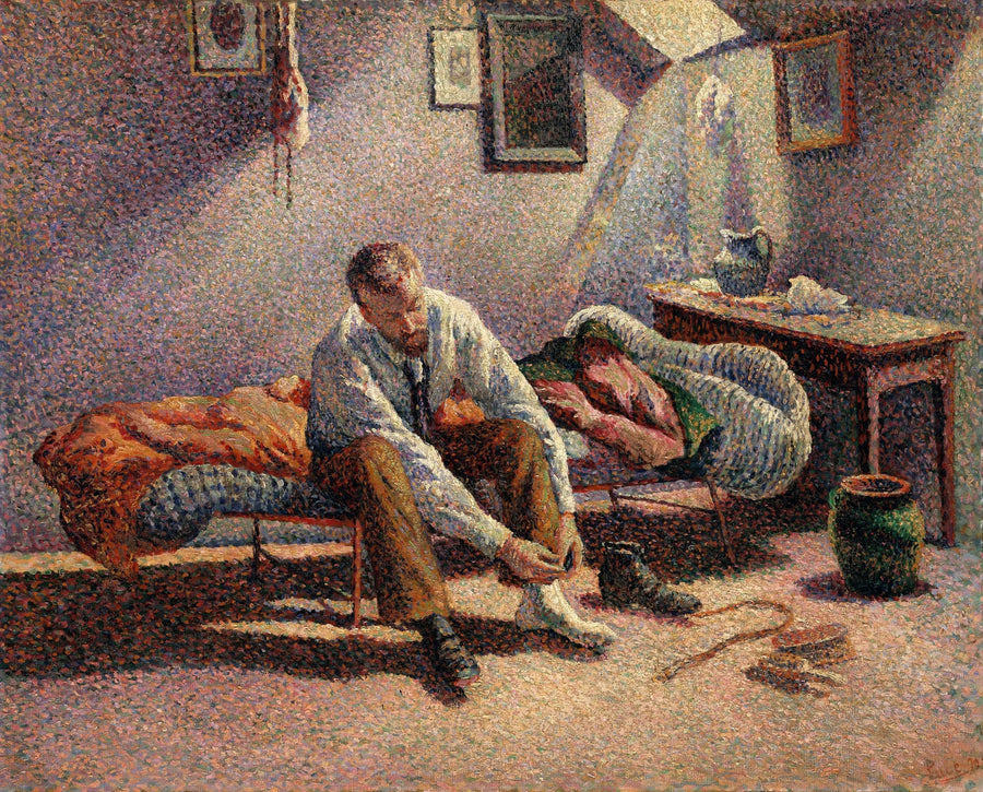 Ochtend. Binnenkant - Maximilien Luce