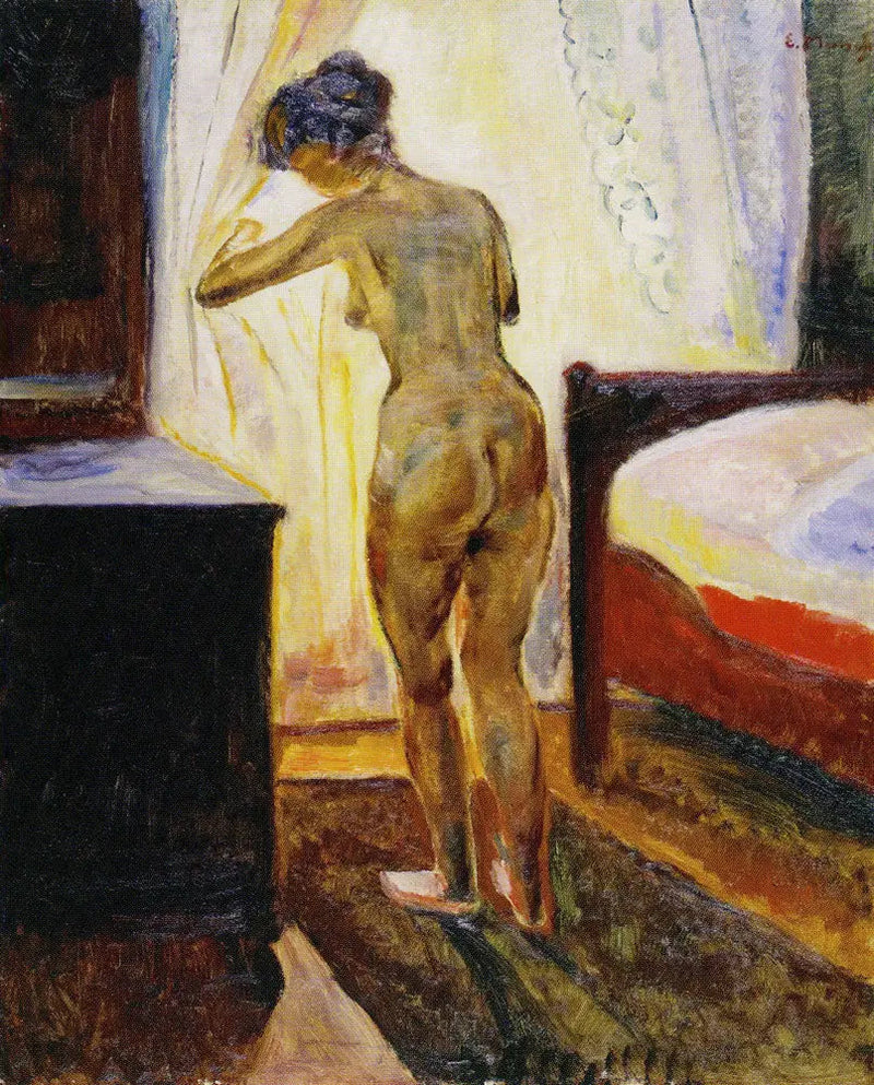 Ochtend. Nu bij het raam - Edvard Munch