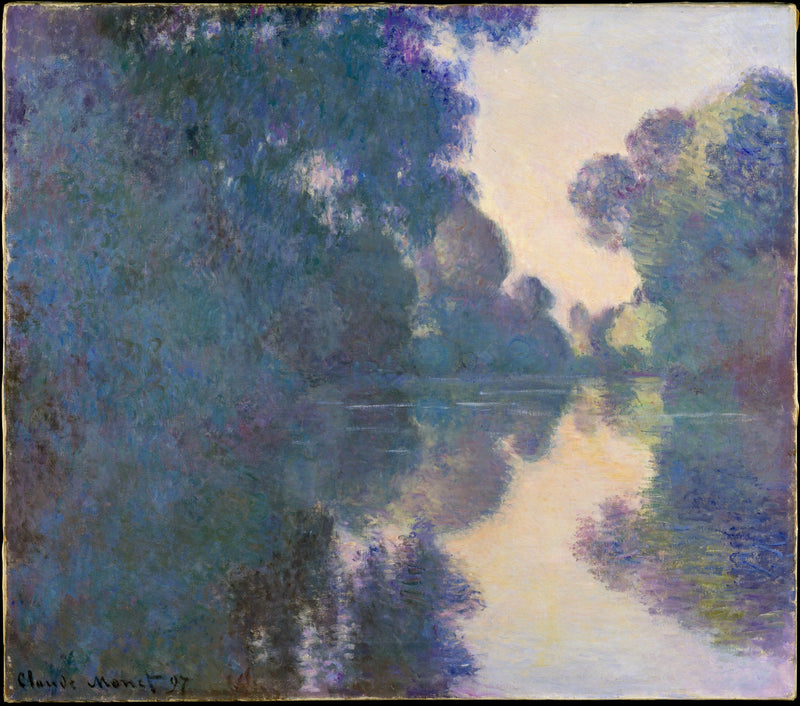 Ochtend op de Seine, Met 56.135.4 W1482 - Claude Monet