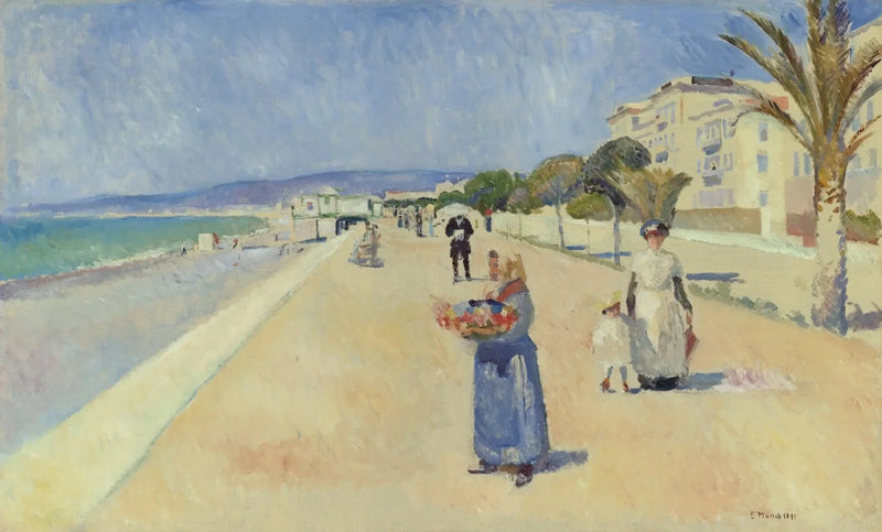 Ochtend op de Promenade des Anglais - Edvard Munch