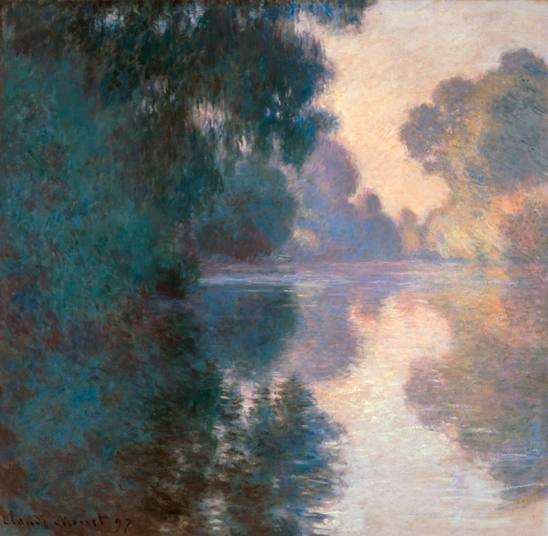 Ochtend aan de Seine, mooi weer - Claude Monet