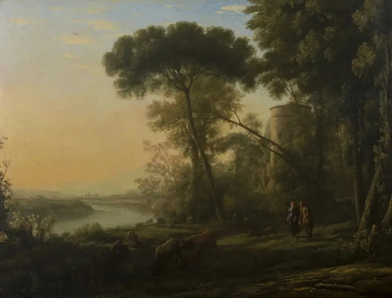 Ochtend: Een bebost landschap - Claude Lorrain