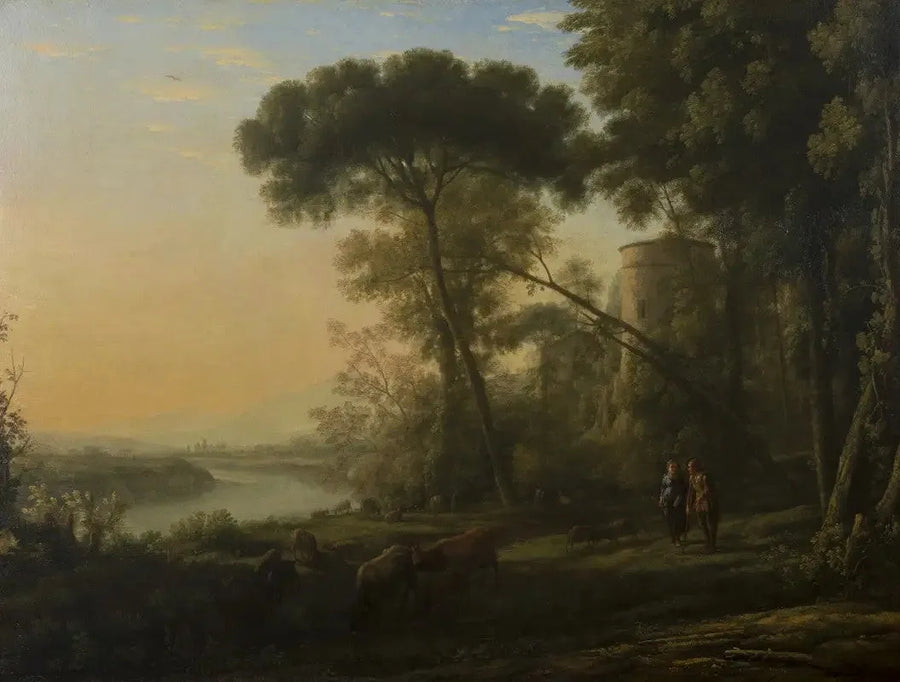 Ochtend: Een bebost landschap - Claude Lorrain