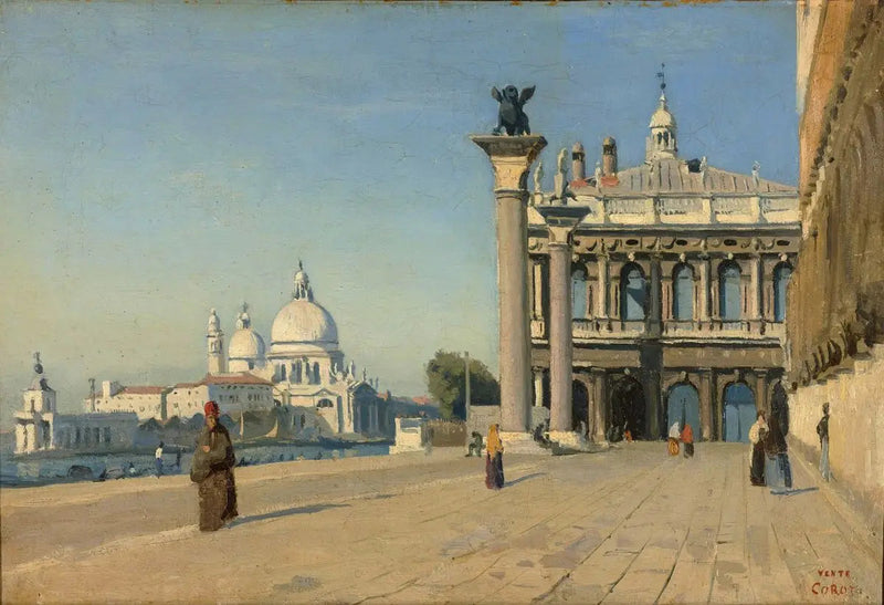 Matinee in Venetië - Jean-Baptiste Camille Corot