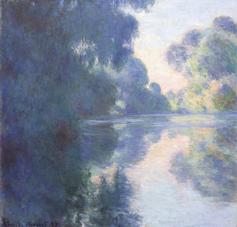 Ochtend op de Seine W1484 - Claude Monet