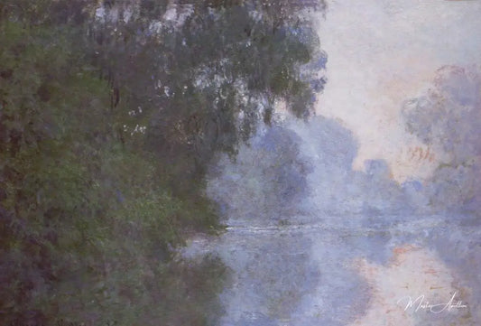 Matinée sur la Seine, effet de brume - Claude Monet - Reproductions de tableaux et peintures haut de gamme