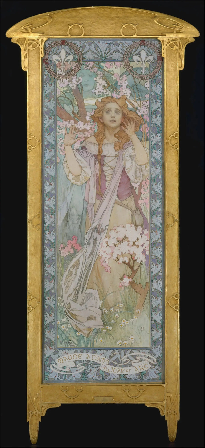 Maude Adams als Jeanne d'Arc - Alphonse Mucha