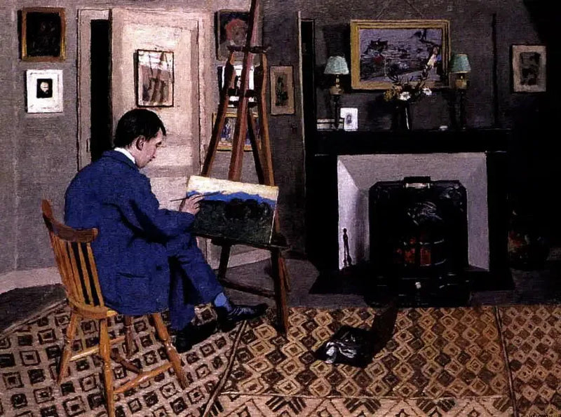 Max Rodriguez-Henriques in de werkplaats van Félix Vallotton, schoonvader - Félix Vallotton

Source:
Max Rodriguez-Henriques dans l'atelier de Félix Vallotton, fils beau-père - Félix Vallotton