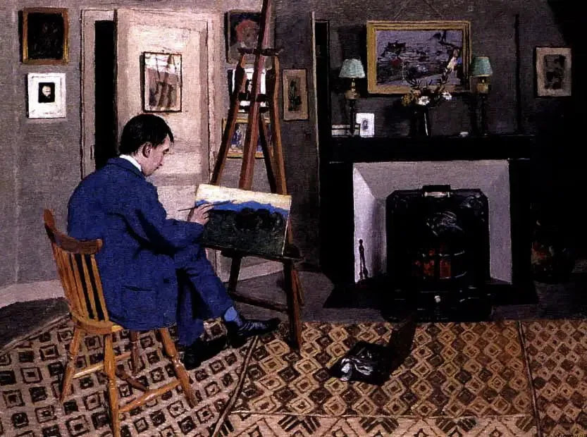 Max Rodriguez-Henriques in de werkplaats van Félix Vallotton, schoonvader - Félix Vallotton

Source:
Max Rodriguez-Henriques dans l'atelier de Félix Vallotton, fils beau-père - Félix Vallotton