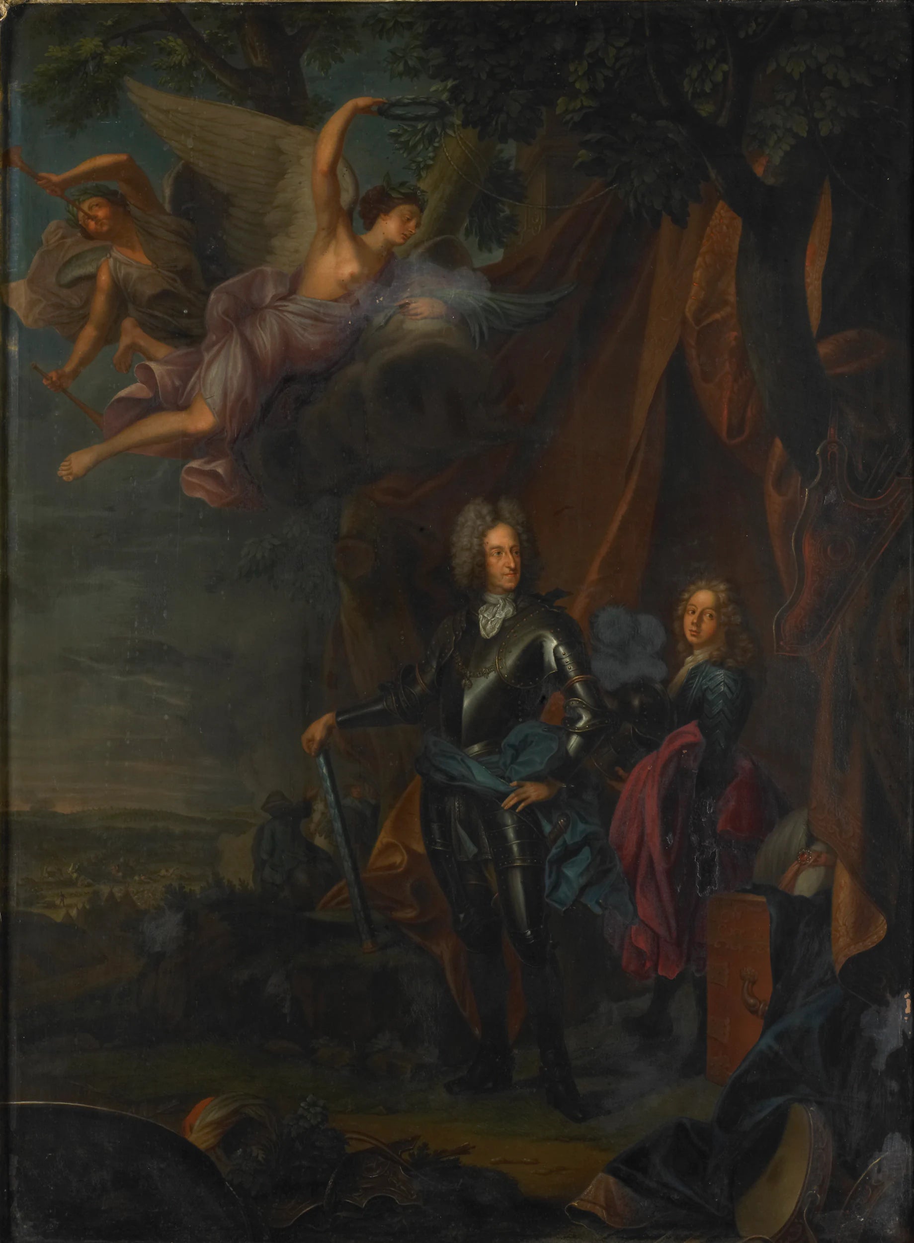 Maximilien II Maria Emanuel (1662-1726). Électeur de Bavière, à la bataille de Mohacs contre les Turcs - Artiste inconnu du Rijksmuseum