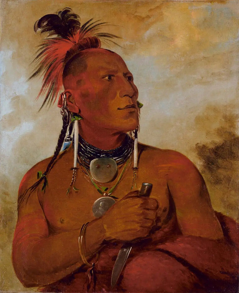 Meach-o-shín-gaw, kleine witte beer, een dappere edelman - George Catlin

Source:
Meach-o-shín-gaw, petit ours blanc, un brave distingué - George Catlin