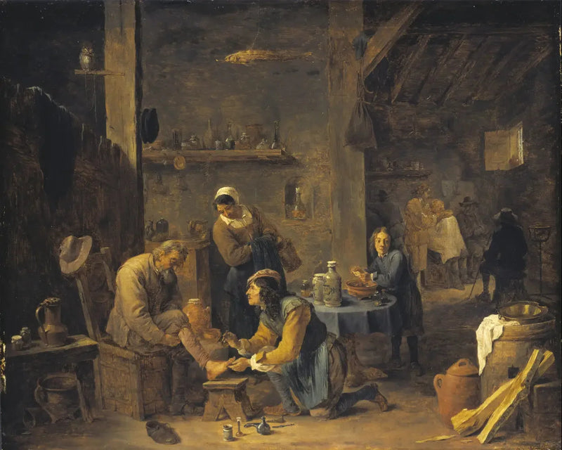 Dorpsarts dokter die een patiënt bezoekt - David Teniers de Jonge

Source:
Médecin de village rendant visite à un patient - David Teniers le Jeune